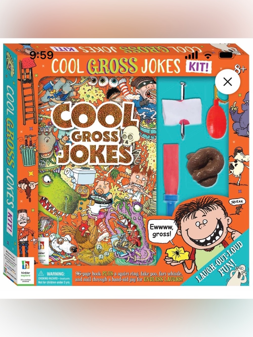 Cool Gross Jokes Kids Toy Kit